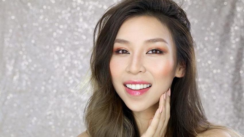 Làn da sáng khỏe đã trở thành thương hiệu của beauty blogger Tina Yong. Ảnh: Instagram Tina Yong.